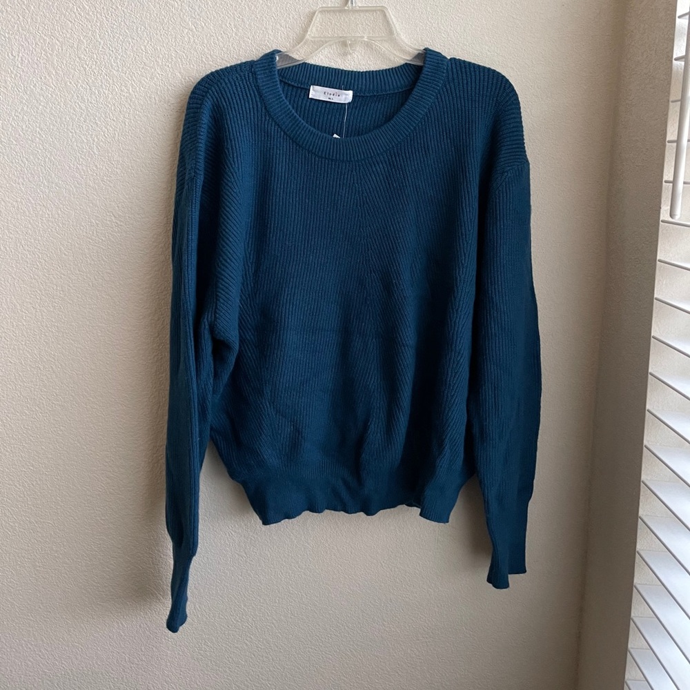 Elodie Perfect Pullover Oversized Sweater L Large